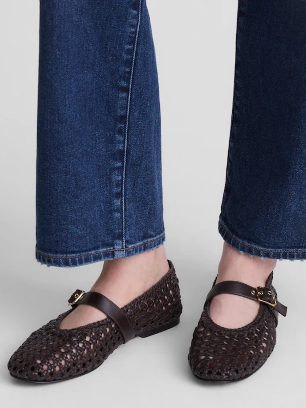 Madewell The Remy Mary Jane Flat in Dark Carob Size 8 NWOB - Picture 4 of 12